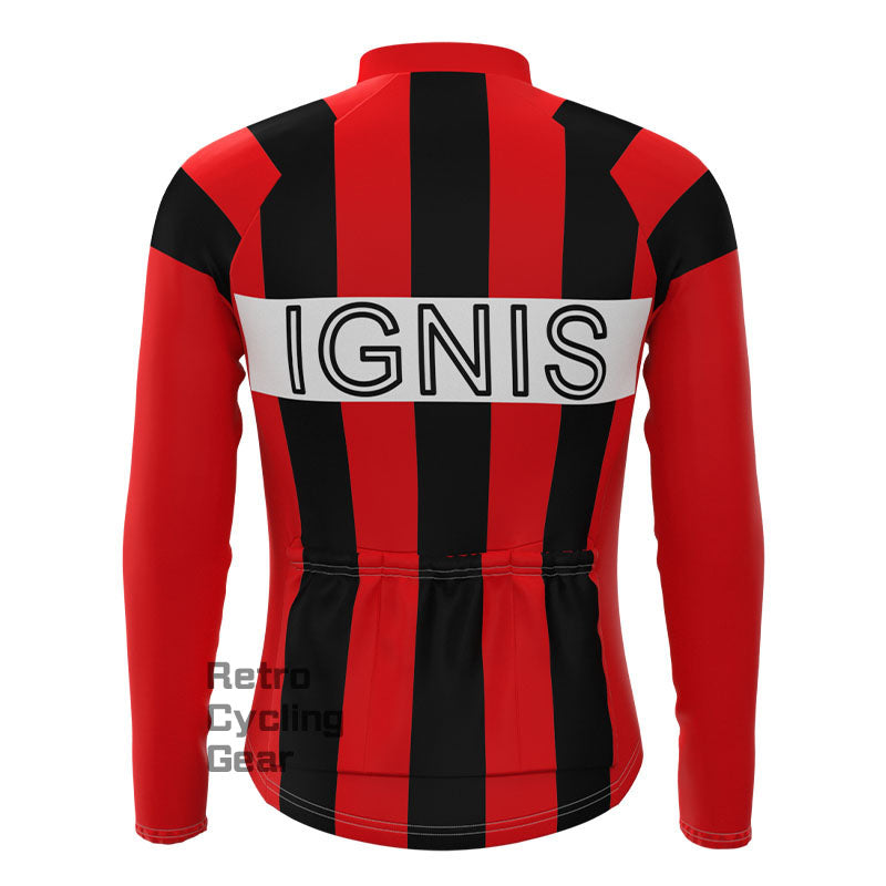 IGNIS Fleece Retro Long Sleeves Jerseys