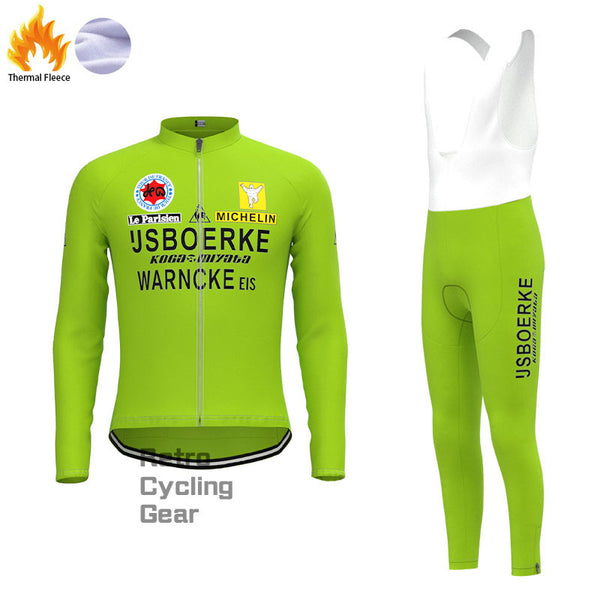 JSBOERKE Fleece Retro Cycling Kits