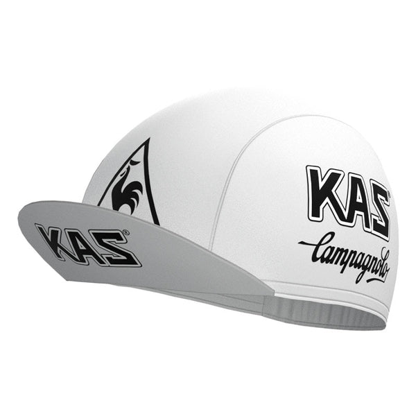 KAS White Retro Cycling Cap