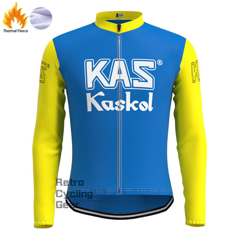 KAS Fleece Retro Long Sleeves Jerseys