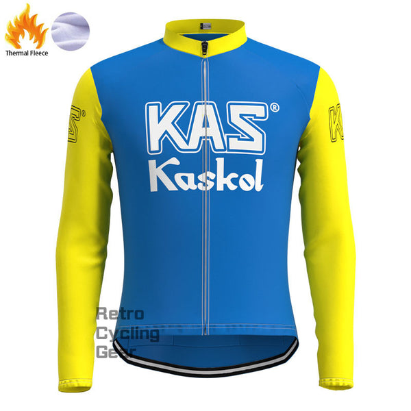 KAS Fleece-Retro-Langarmtrikots