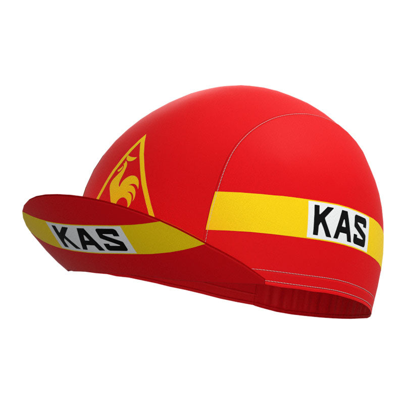 KAS Grey Retro Cycling Cap