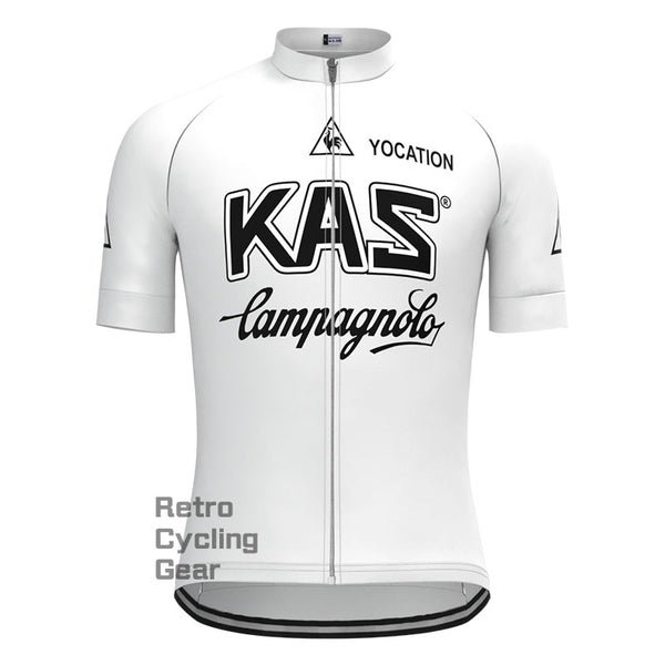 KAS White Retro Short sleeves Jersey