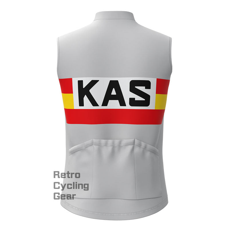 KAS Grey Retro Cycling Vest