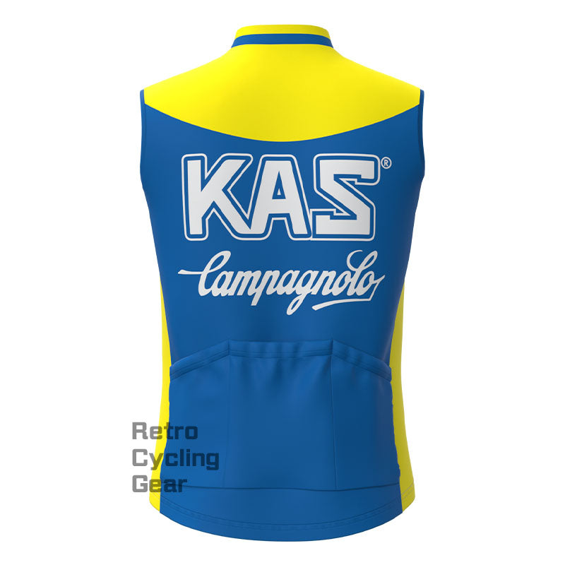 KAS Blue Retro Cycling Vest