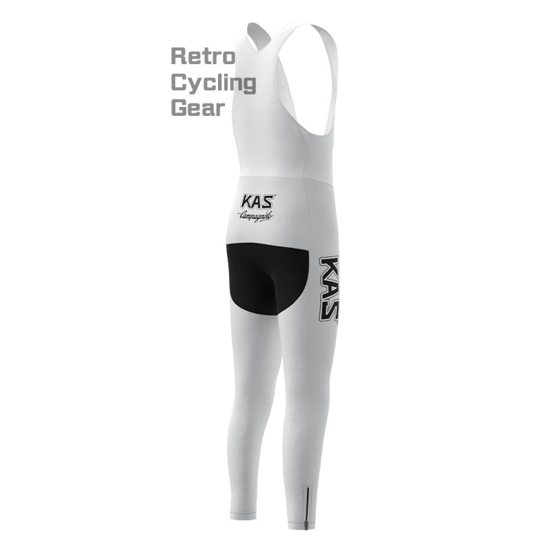 KAS White Retro Cycling Pants