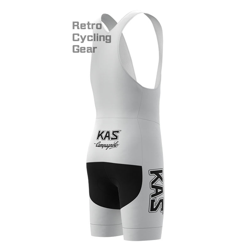 KAS White Retro Cycling Shorts