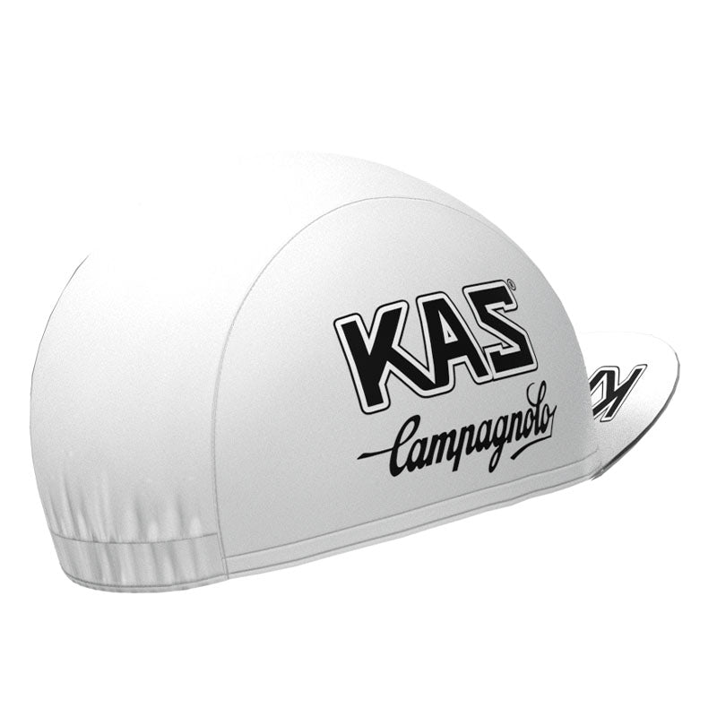 KAS White Retro Cycling Cap