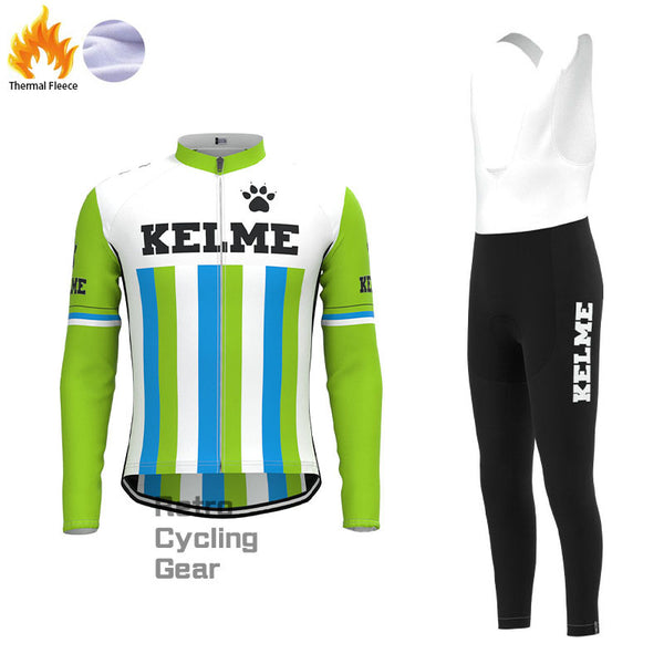 KELME Fleece Retro-Radsport-Sets