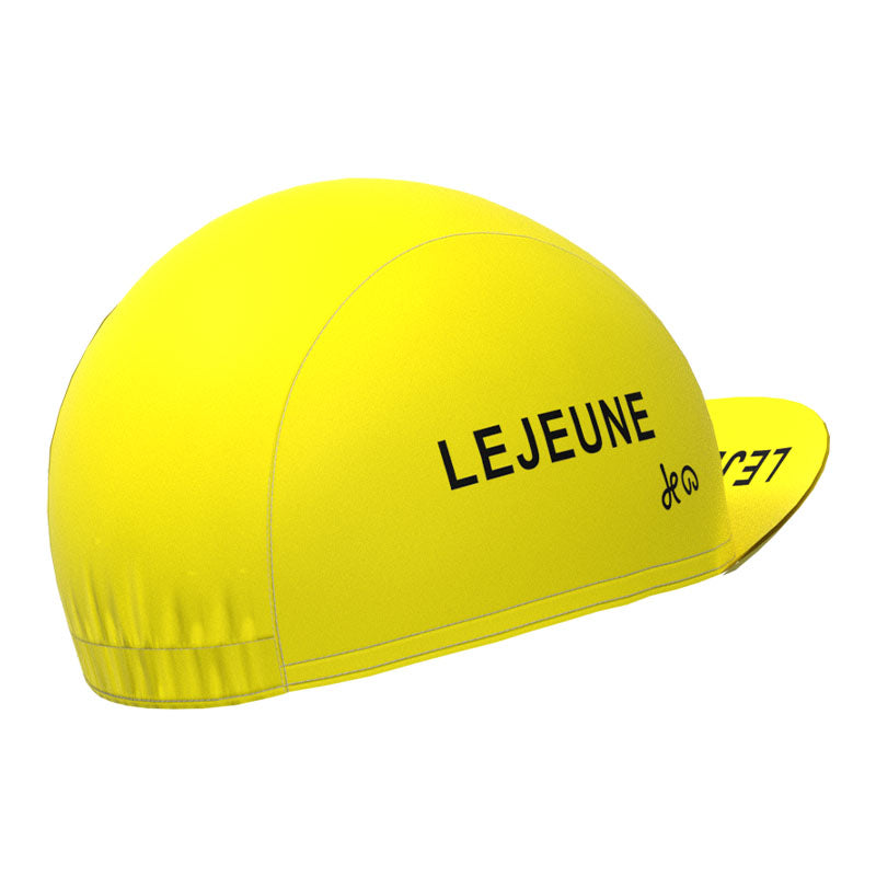 Lejeune Gelbe Retro-Radsportkappe