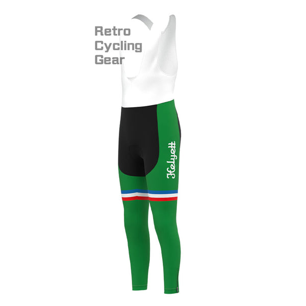 LEROUX Green Retro Cycling Pants
