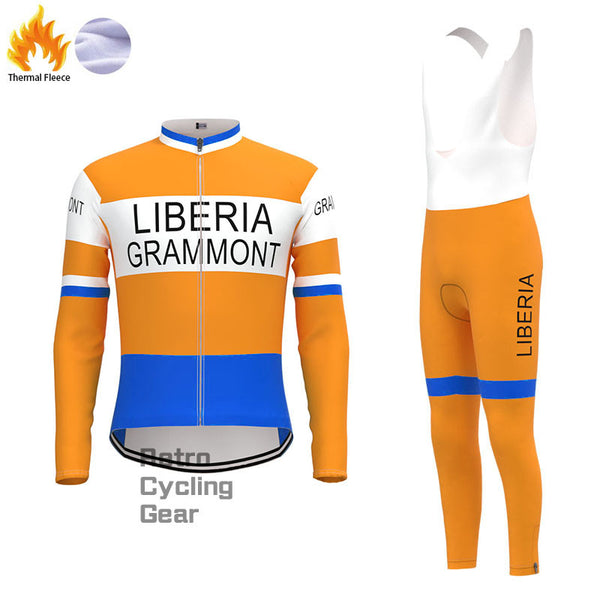 LIBERIA Fleece Retro Cycling Kits