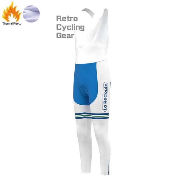 La Redoute Blue Fleece Retro Cycling Pants