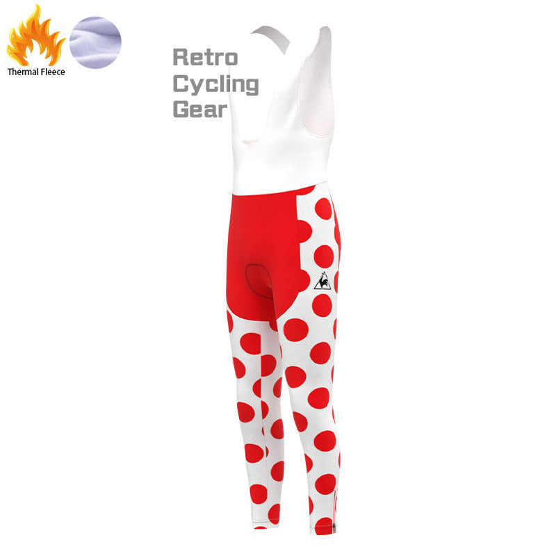 COBD Red-Dot Fleece Retro Cycling Kits