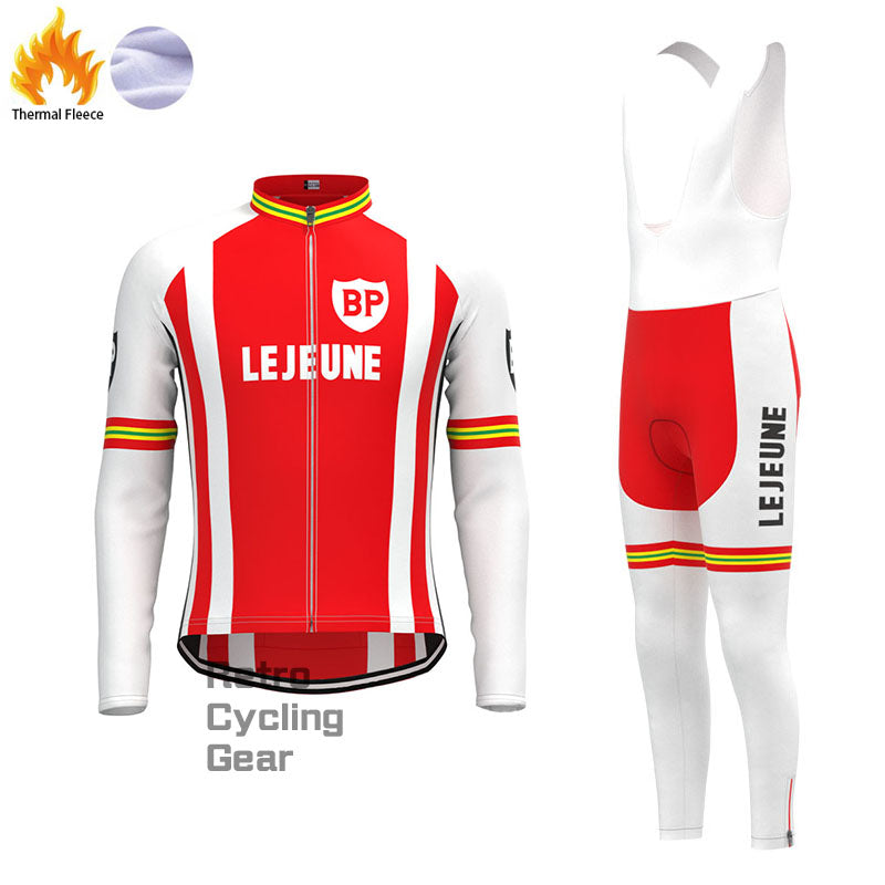 Lejeune Fleece Retro-Radsport-Sets