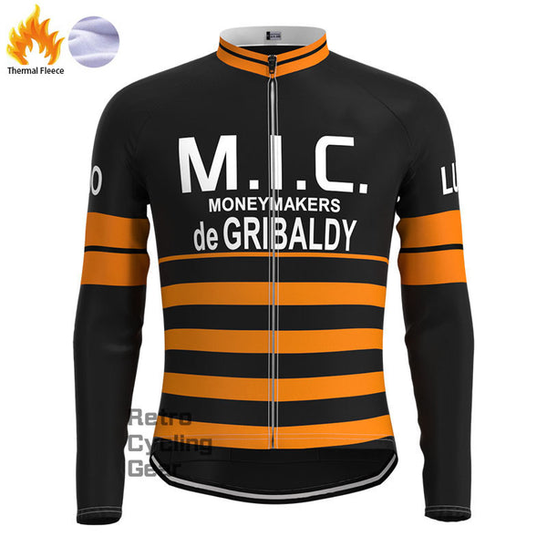 M.I.C Fleece Retro Long Sleeves Jerseys