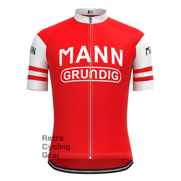 MANN Red Retro Short sleeves Jersey