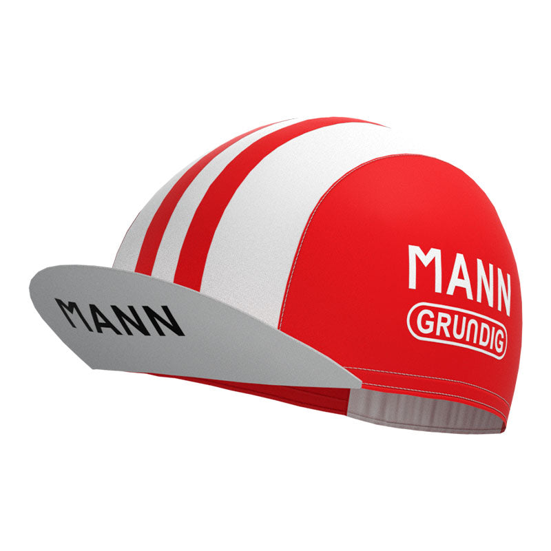 MANN Red Retro Cycling Cap