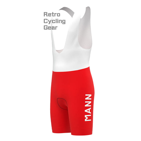 MANN Red Retro Cycling Shorts