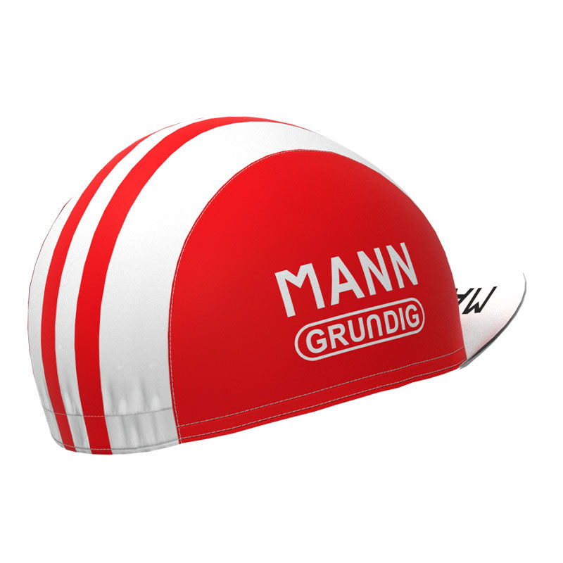 MANN Red Retro Cycling Cap