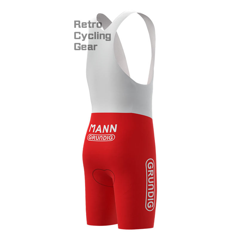 MANN Red Retro Cycling Shorts