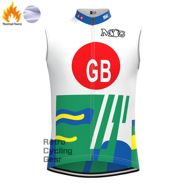 GB Fleece Retro Cycling Vest