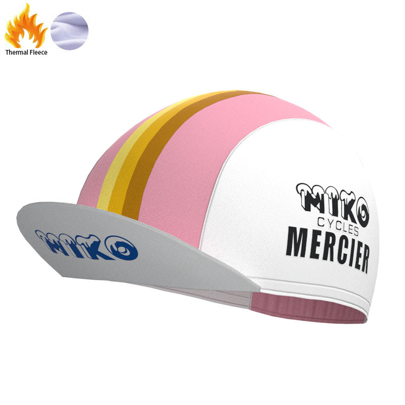 MIKO Rosa Retro-Radsportkappe