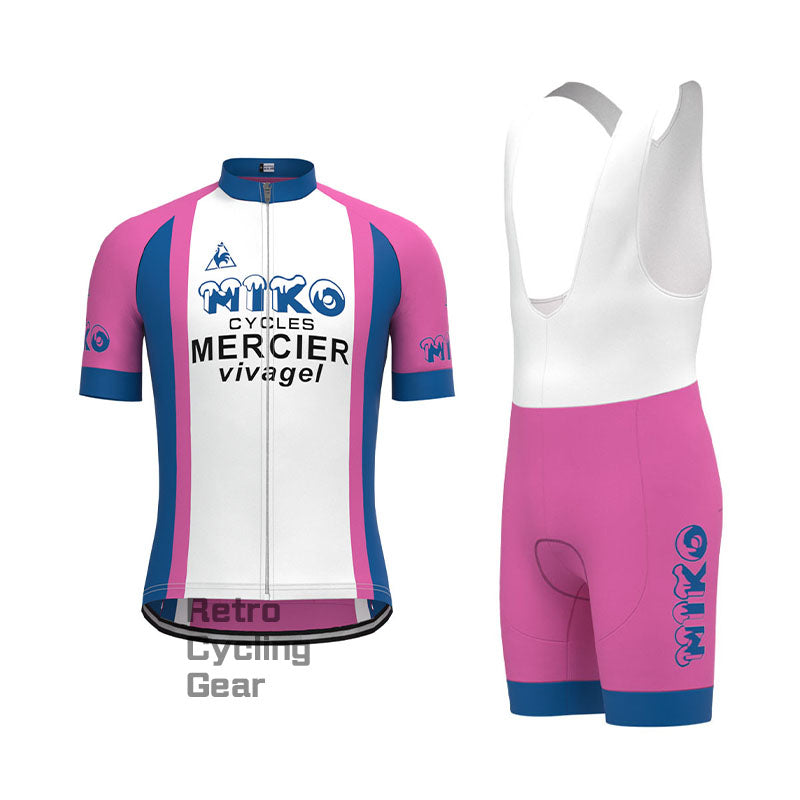 MIKO Purple Retro Short Sleeve Cycling Kit