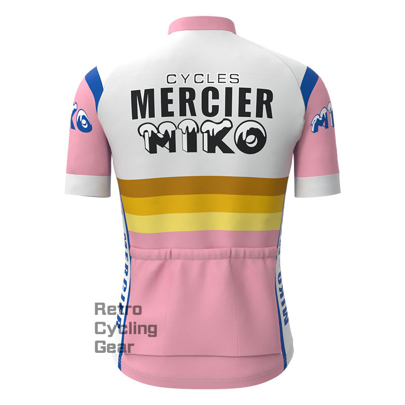 MIKO Pink Retro Short sleeves Jersey
