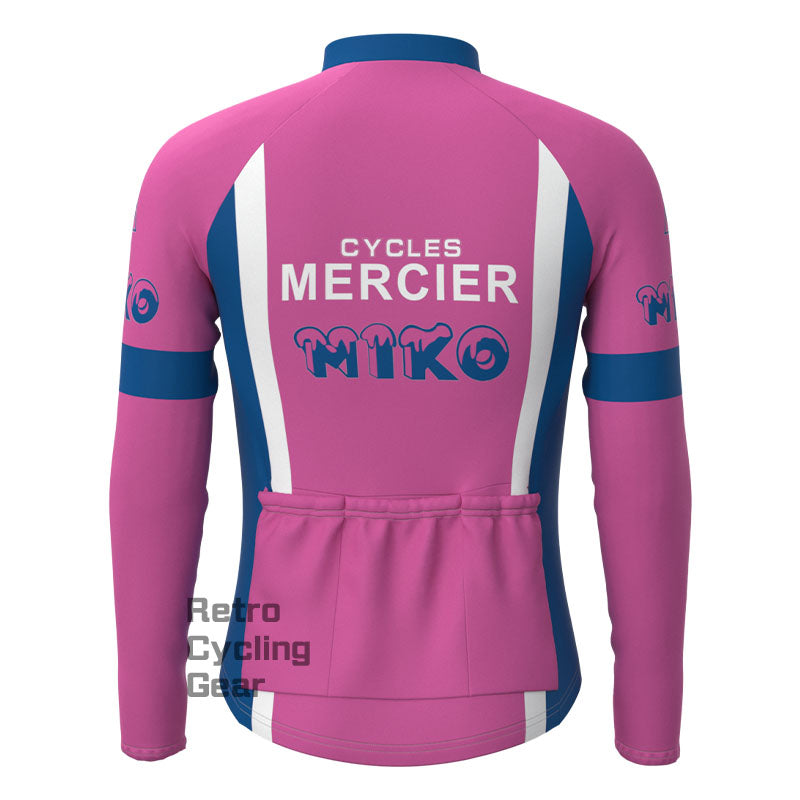 MIKO Purple Retro Long Sleeve Cycling Kit