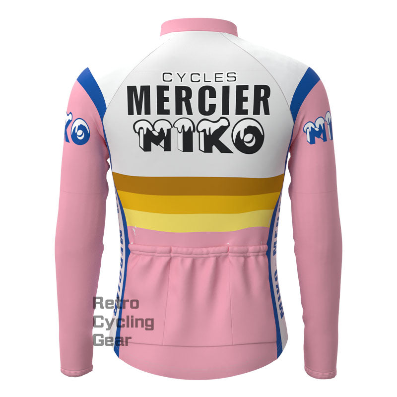 MIKO Pink Retro Long Sleeves Jersey