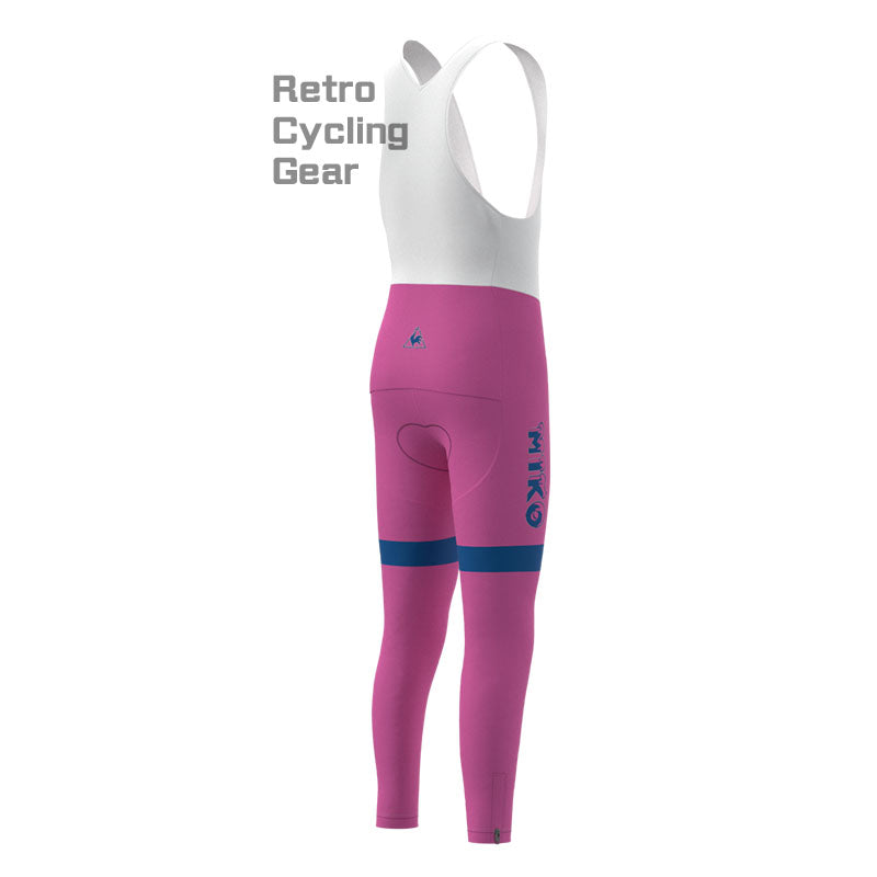 MIKO Purple Fleece Retro Cycling Pants