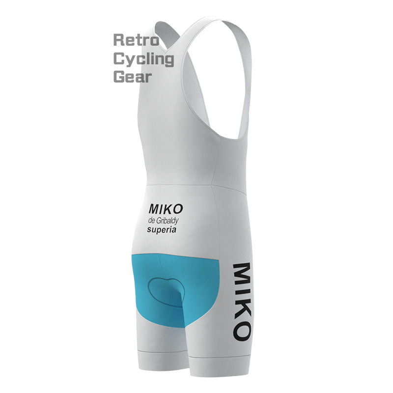 MIKO Blue Retro Short Sleeve Cycling Kit