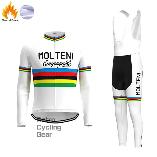 MOLTENI Fleece Retro Cycling Kits