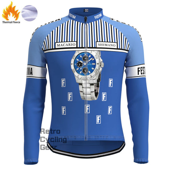 Macario Fleece Retro Long Sleeves Jerseys