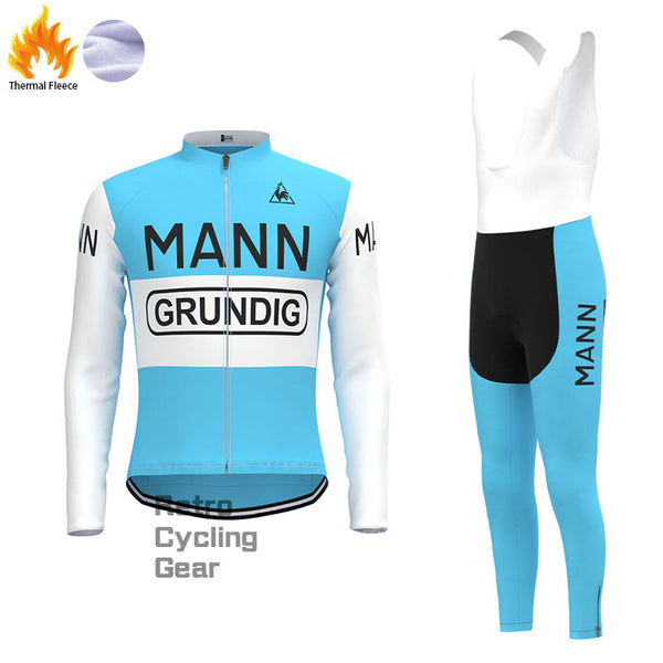 Mann Fleece Retro-Radsport-Sets