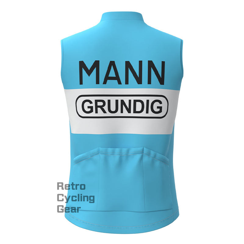 Mann Fleece Retro Fahrradweste