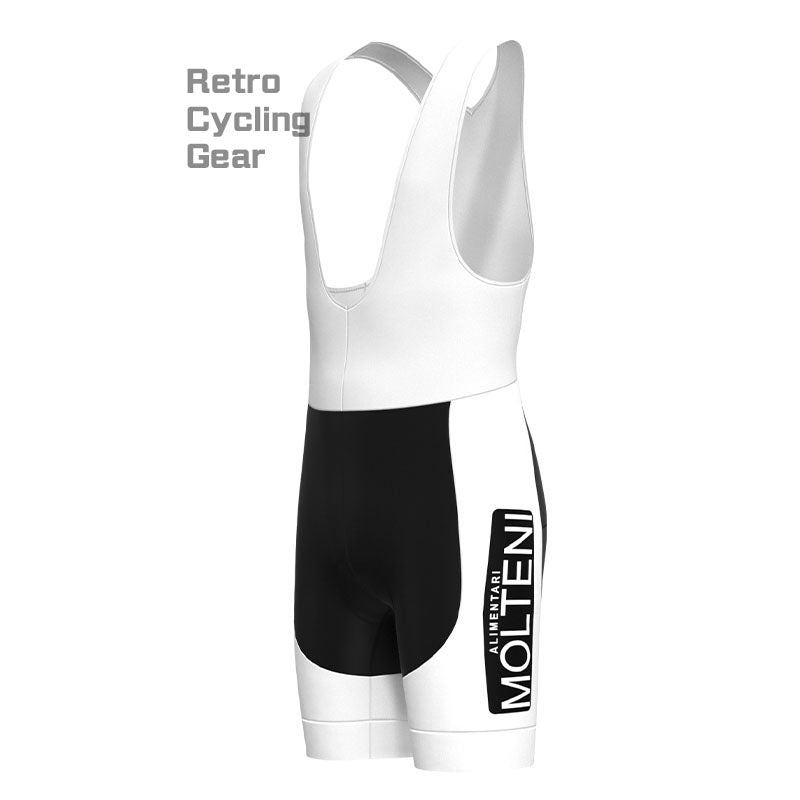 Molteni White Retro Short Sleeve Cycling Kit