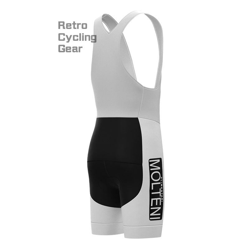 Molteni White Retro Short Sleeve Cycling Kit