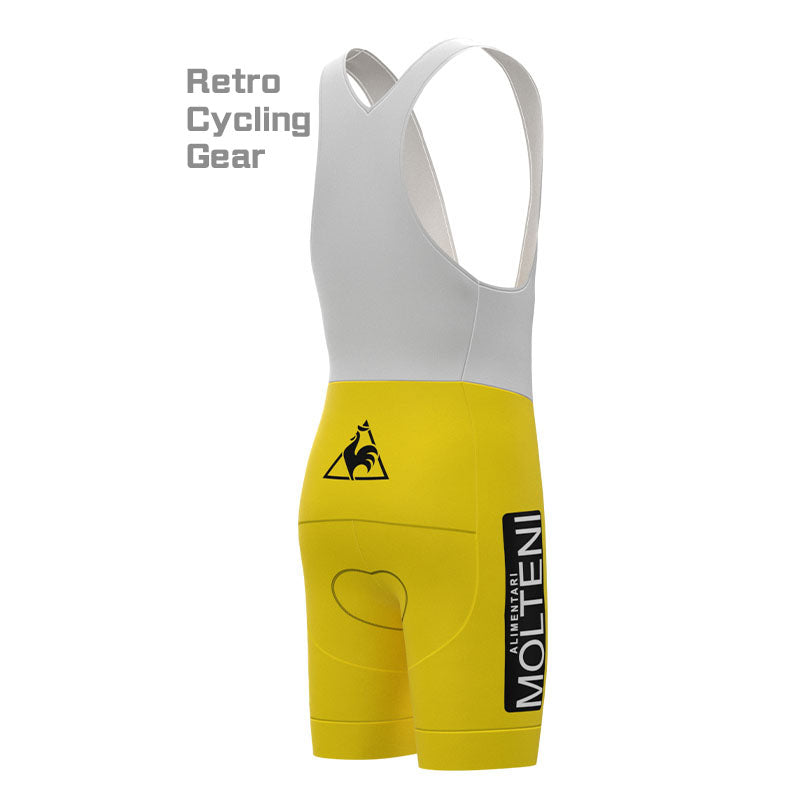 Molteni Yellow Retro Cycling Shorts