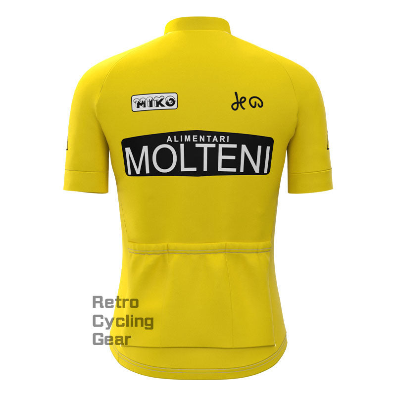 Molteni Yellow Retro Short sleeves Jersey