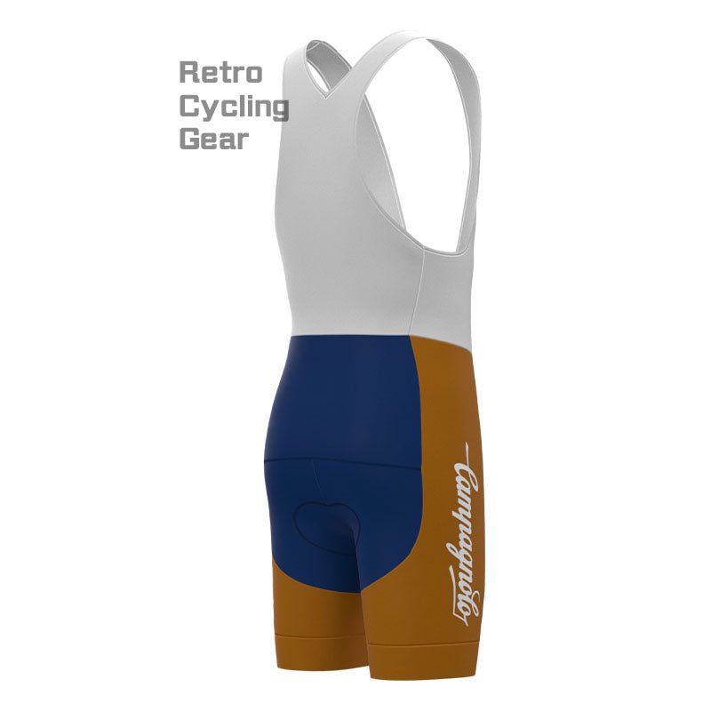 Molteni Brown-Blue Retro Cycling Shorts