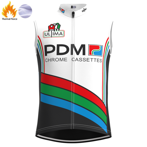 PDM ULTIMA Fleece Retro Cycling Vest