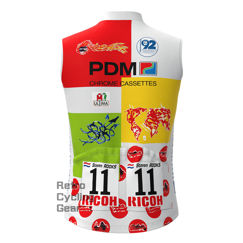 PDM ULTIMA Pattern Fleece Retro Cycling Vest