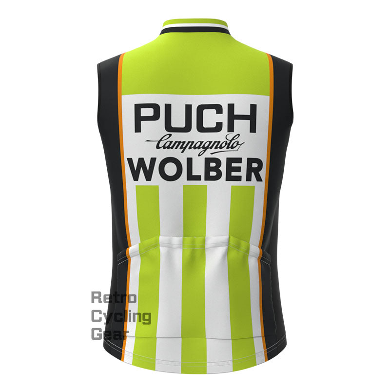 PUCH Green Stripe Retro Cycling Vest