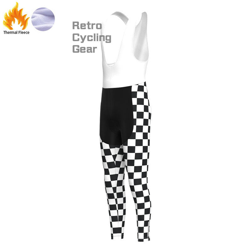 Peugeot Black-Dot Fleece Retro-Radhose