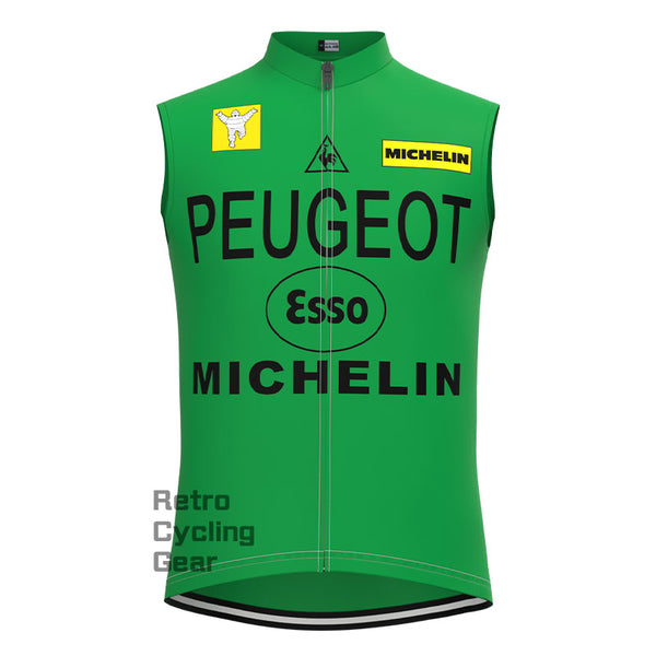 Peugeot Green Retro Cycling Vest