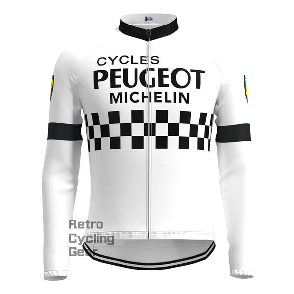 Peugeot Black-Dot Retro Long Sleeves Jersey