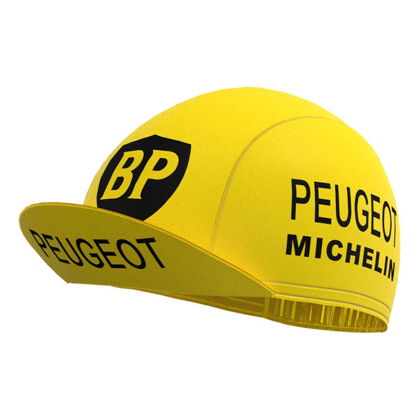 Peugeot Yellow Retro Cycling Cap