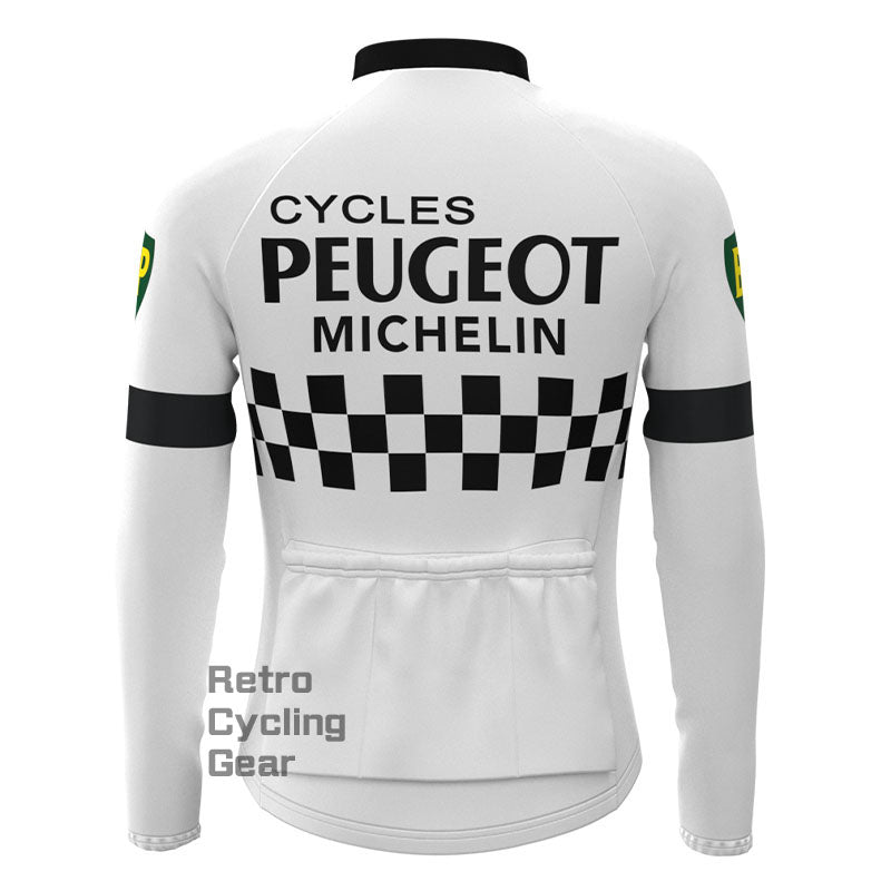 Peugeot Black-Dot Fleece Retro-Radsport-Sets